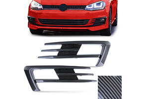 Mistlampframe - voor VW Golf 7 sedan / station 2012-16 - carbonlook