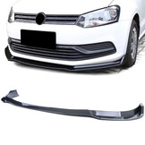Spoiler - voorspoiler lip geschikt voor VW Polo V 6R 2009-2014 - carbon look
