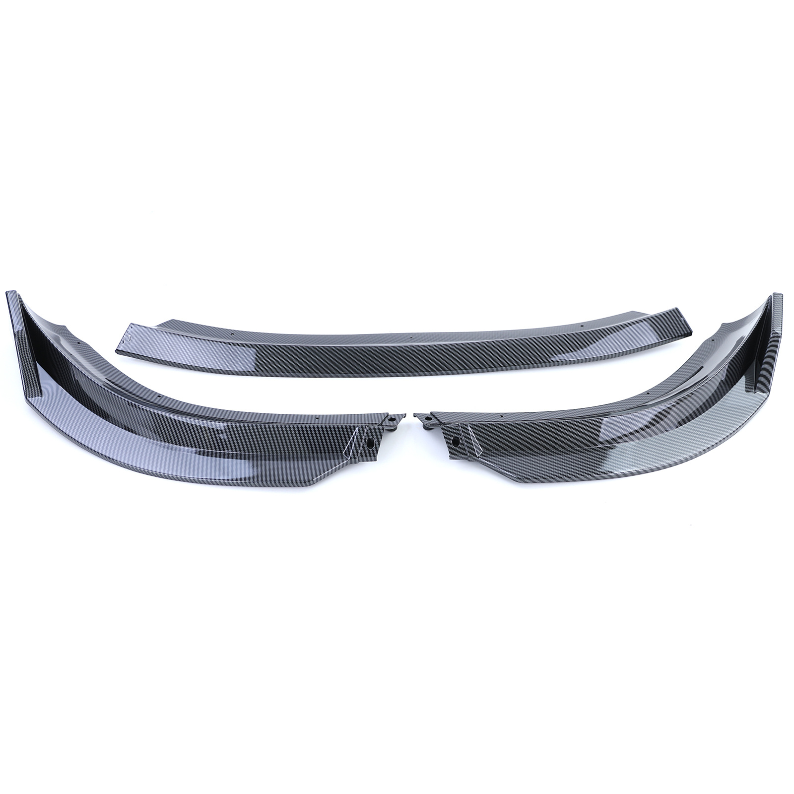 Spoiler - voorspoiler lip - voor VW Polo V 6R 2009-2014 - carbon look