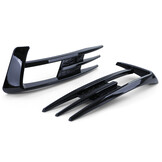 Mistlampframe - voor VW Golf 7 sedan / estate 2012-16 - glanzend zwart