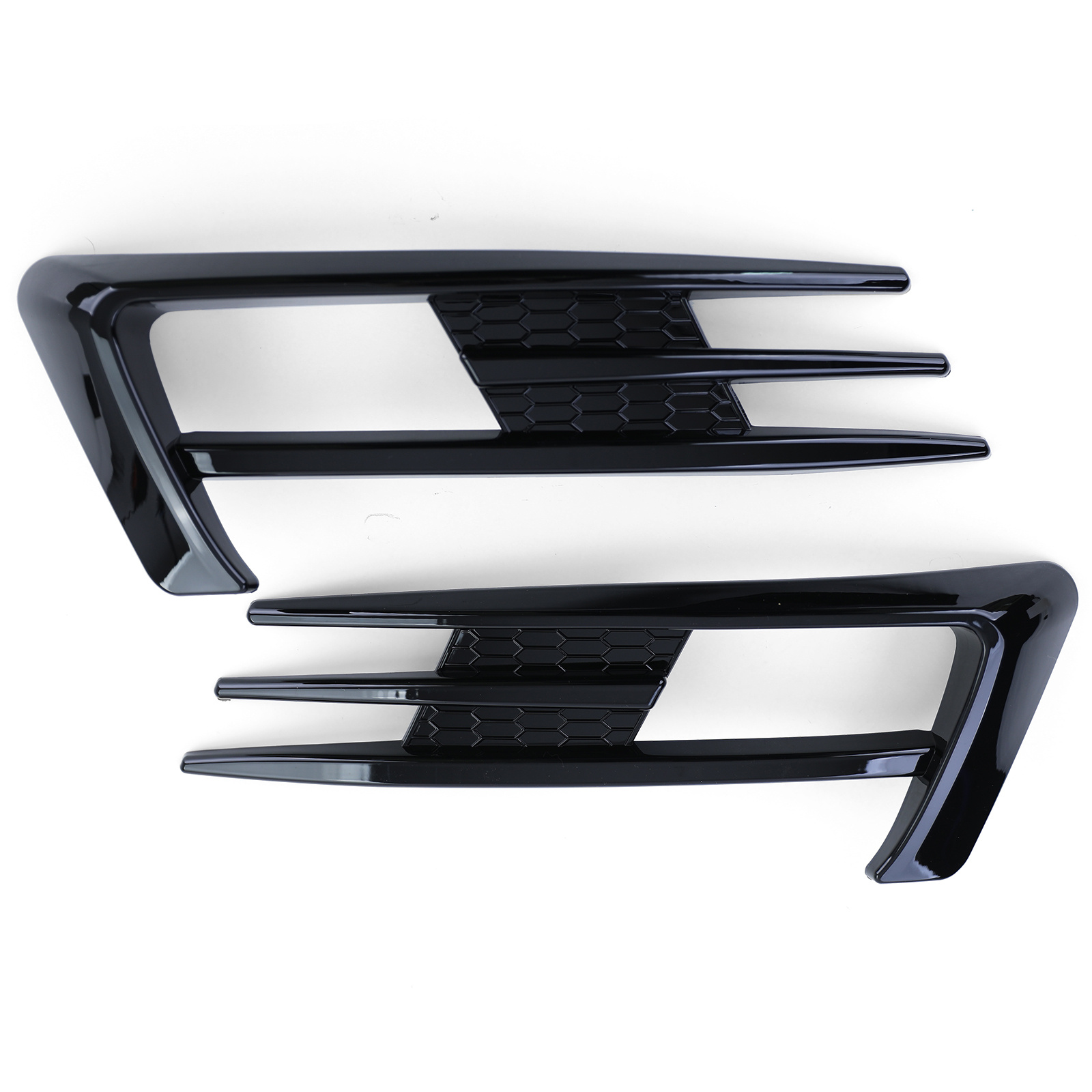 Mistlampframe - voor VW Golf 7 sedan / estate 2012-16 - glanzend zwart