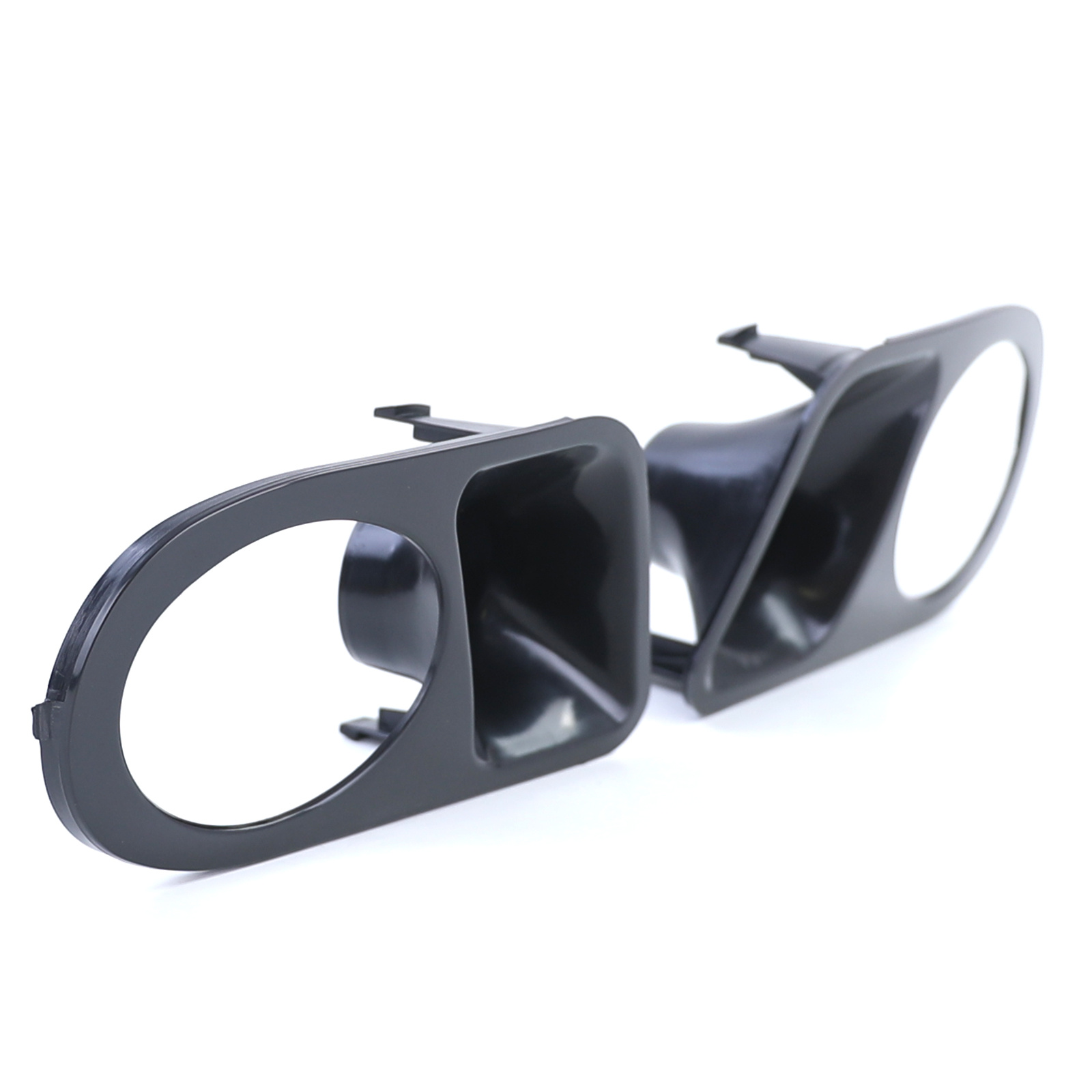 Mistlampframe - voor BMW 5er E39 Sedan / Touring 1995-03 - zwart