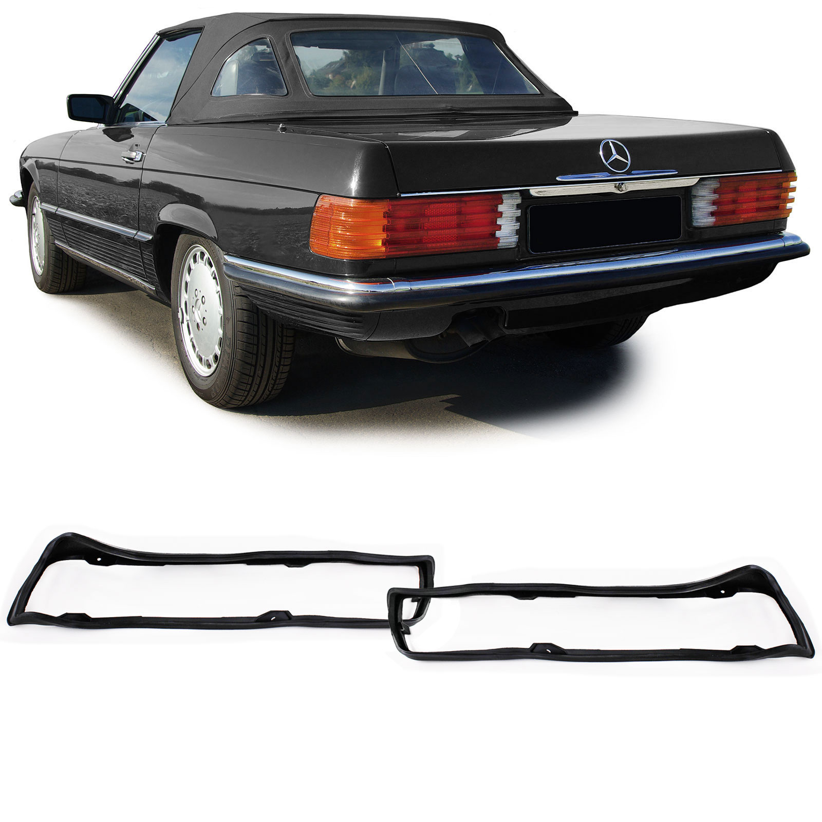 Achterlicht frame - voor Mercedes SL R107 SLC C107 1971-1989