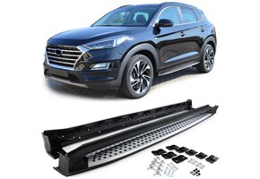 Treeplanken geschikt voor Hyundai Tucson TLE 2015-2020 - met antislipknoppen