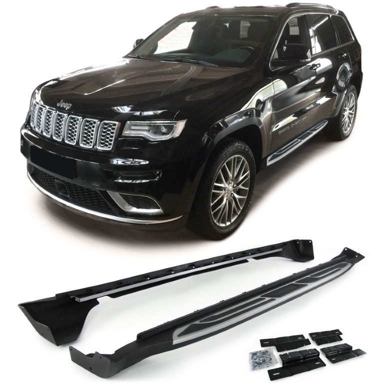 Treeplanken - voor Jeep Grand Cherokee WK2 2010-2017 - met antislipnoppen