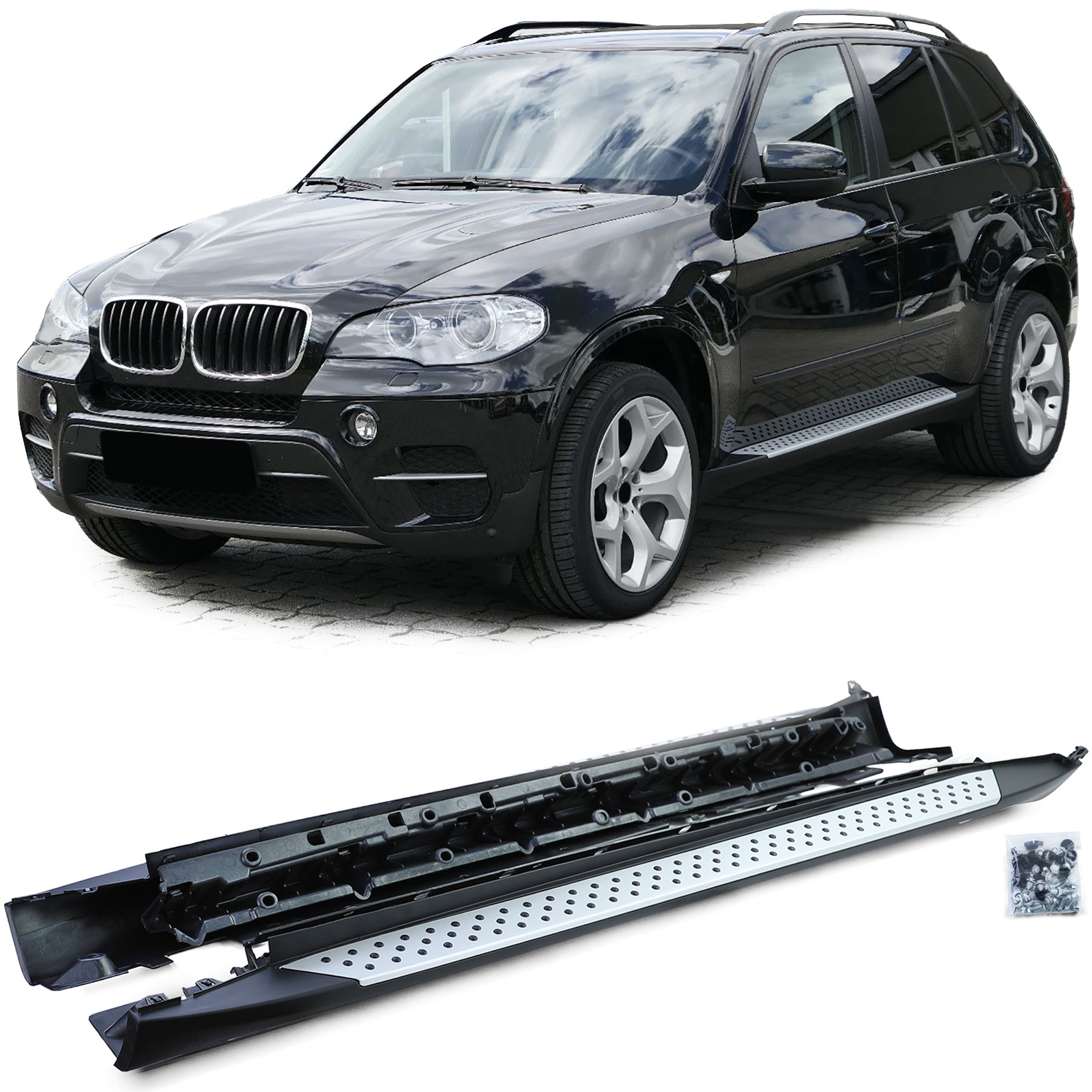 Treeplanken geschikt voor BMW X5 E70 2006-2013 met antislipnoppen