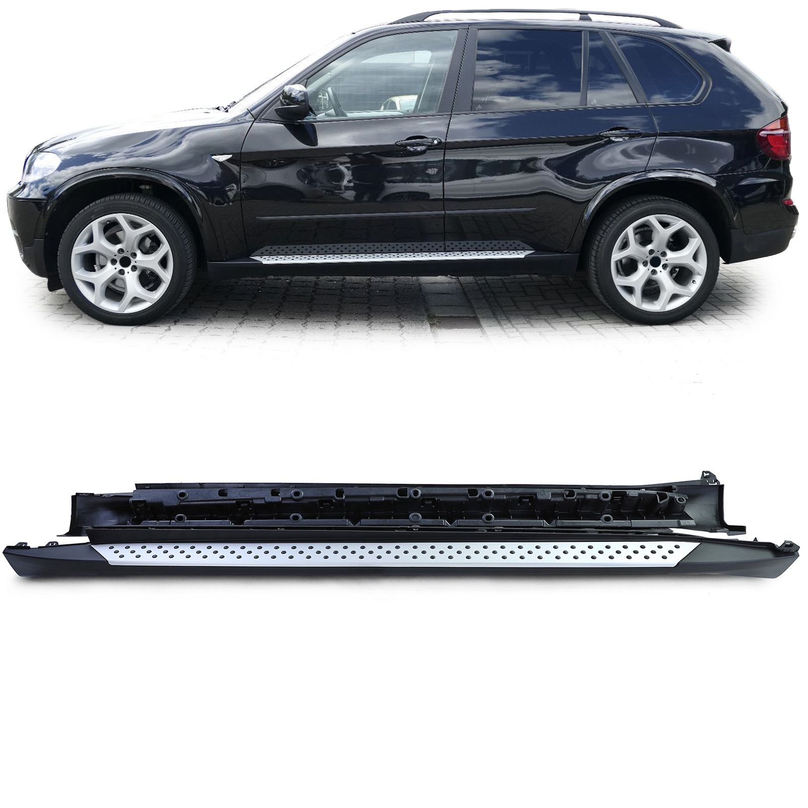 Treeplanken - voor BMW X5 E70 2006-2013 - met antislipnoppen