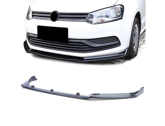 Spoiler - voorspoiler lip - geschikt voor VW Polo 5 6C 2014-2017 - carbon look