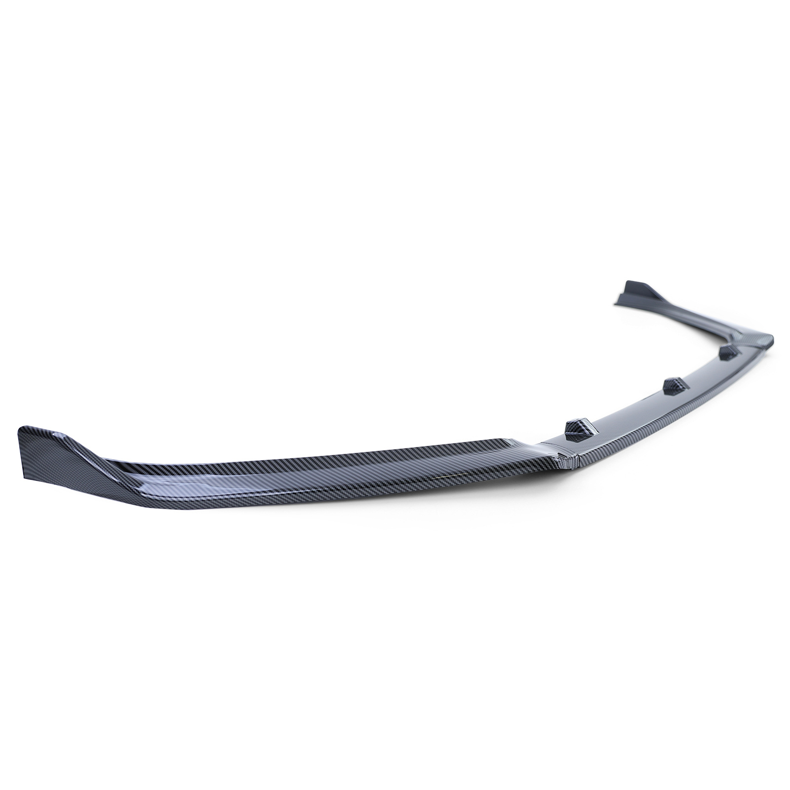 Spoiler - voorspoiler lip - voor VW Polo 5 6C 2014-2017 - carbon look