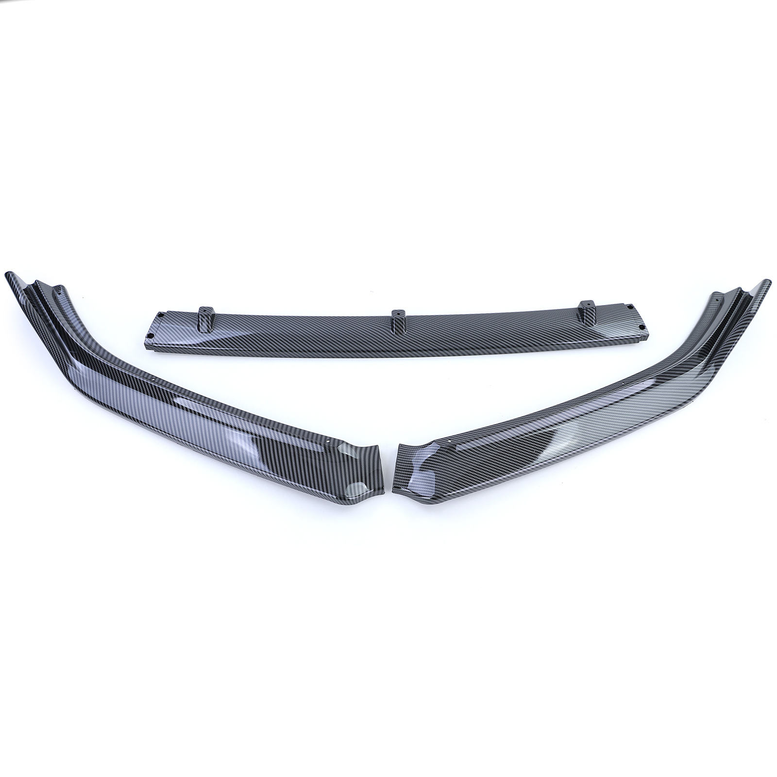 Spoiler - voorspoiler lip - voor VW Polo 5 6C 2014-2017 - carbon look