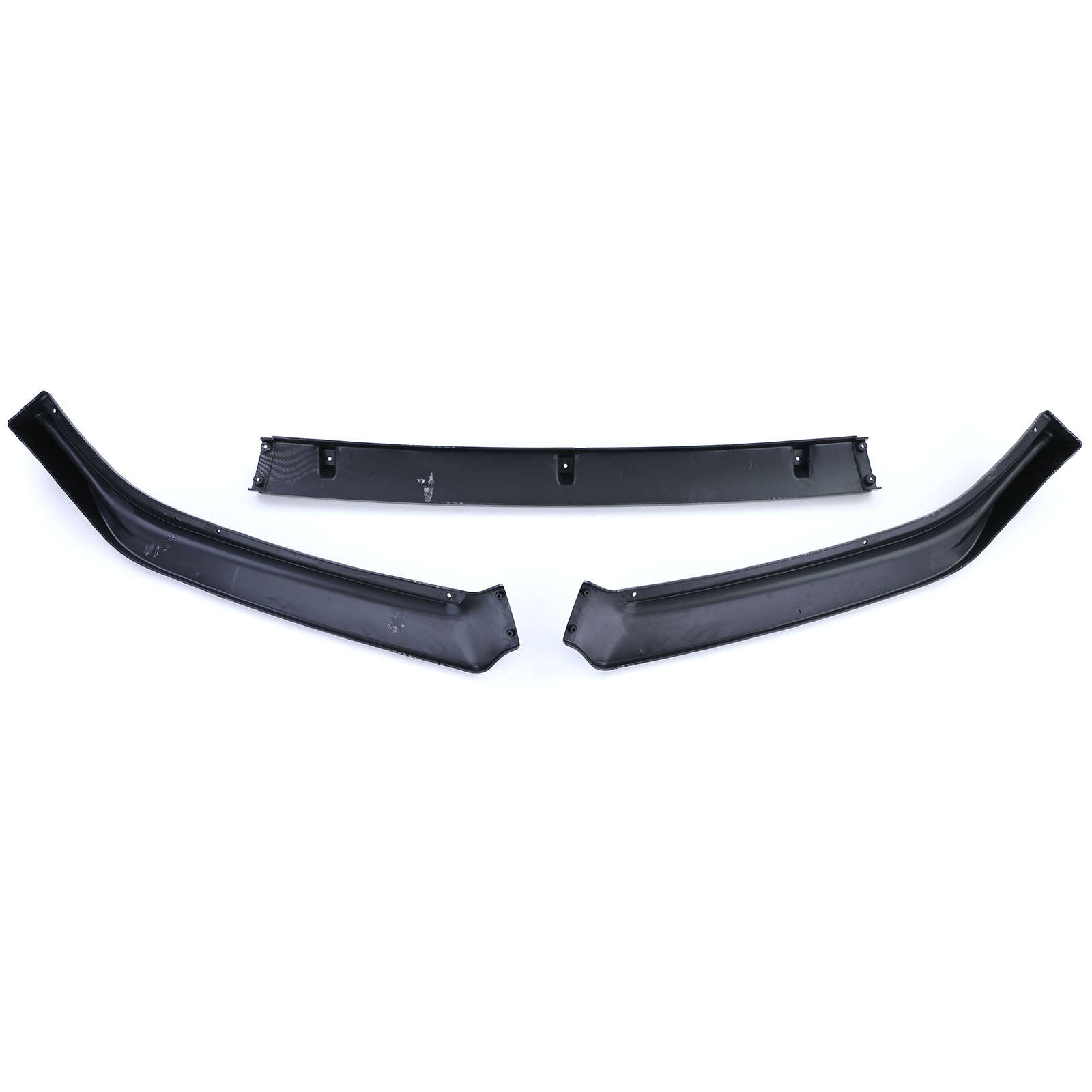 Spoiler - voorspoiler lip - voor VW Polo 5 6C 2014-2017 - carbon look