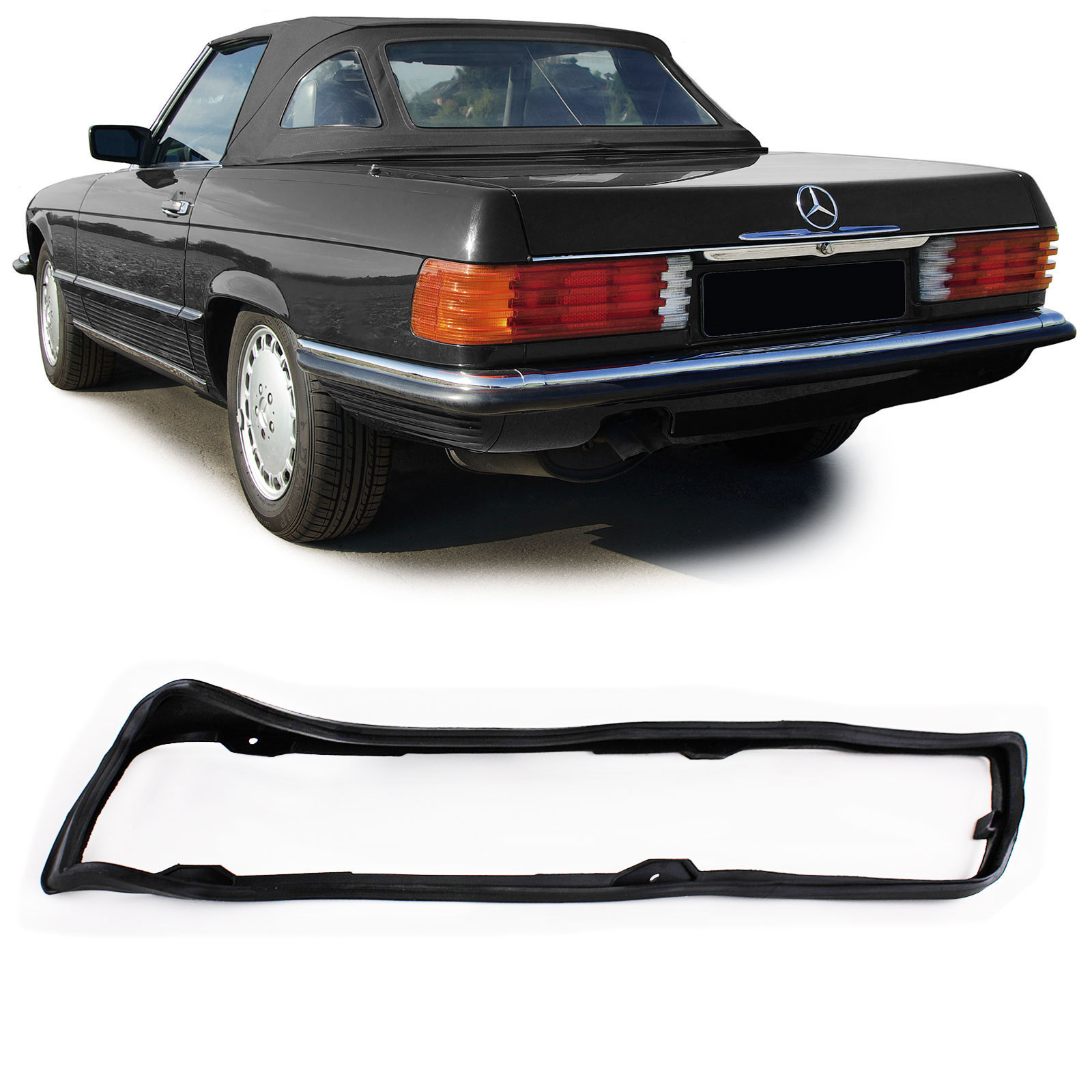 Achterlicht frame - voor Mercedes SL R107 SLC C107 1971-1989