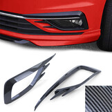 Mistlampframe - voor VW Golf 7 sedan / variant 2017-2020 - glanzend carbon