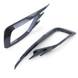 Mistlampframe - geschikt voor VW Golf 7 sedan / variant 2017-2020 - glanzend carbon