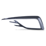 Mistlampframe - geschikt voor VW Golf 7 sedan / variant 2017-2020 - glanzend carbon