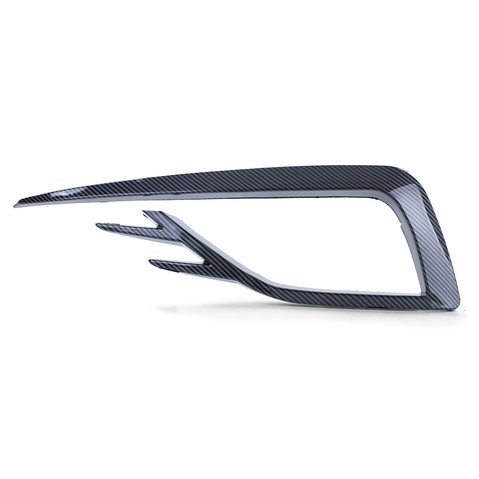 Mistlampframe - voor VW Golf 7 sedan / variant 2017-2020 - glanzend carbon