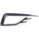 Mistlampframe - geschikt voor VW Golf 7 sedan / variant 2017-2020 - glanzend carbon