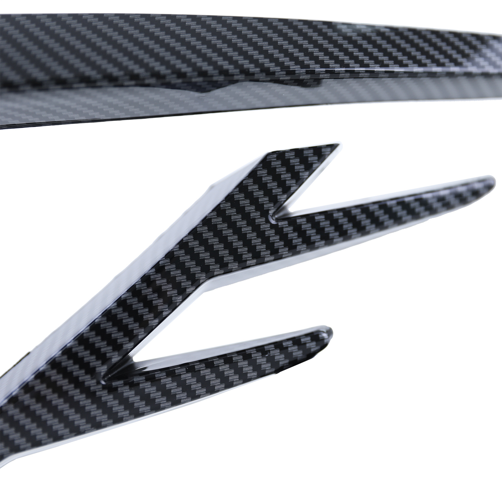 Mistlampframe - voor VW Golf 7 sedan / variant 2017-2020 - glanzend carbon