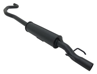 Sport voordemper - voor Opel Corsa D + E 1.4 - E-keurmerk - zwart