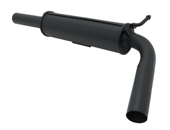 Sport Voordemper - VW Polo GTI (6C) - met E-keurmerk - zwart