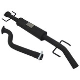 Sport voordemper - voor Opel Astra G 2.0T Z20LET - Coupe - E-keurmerk - zwart