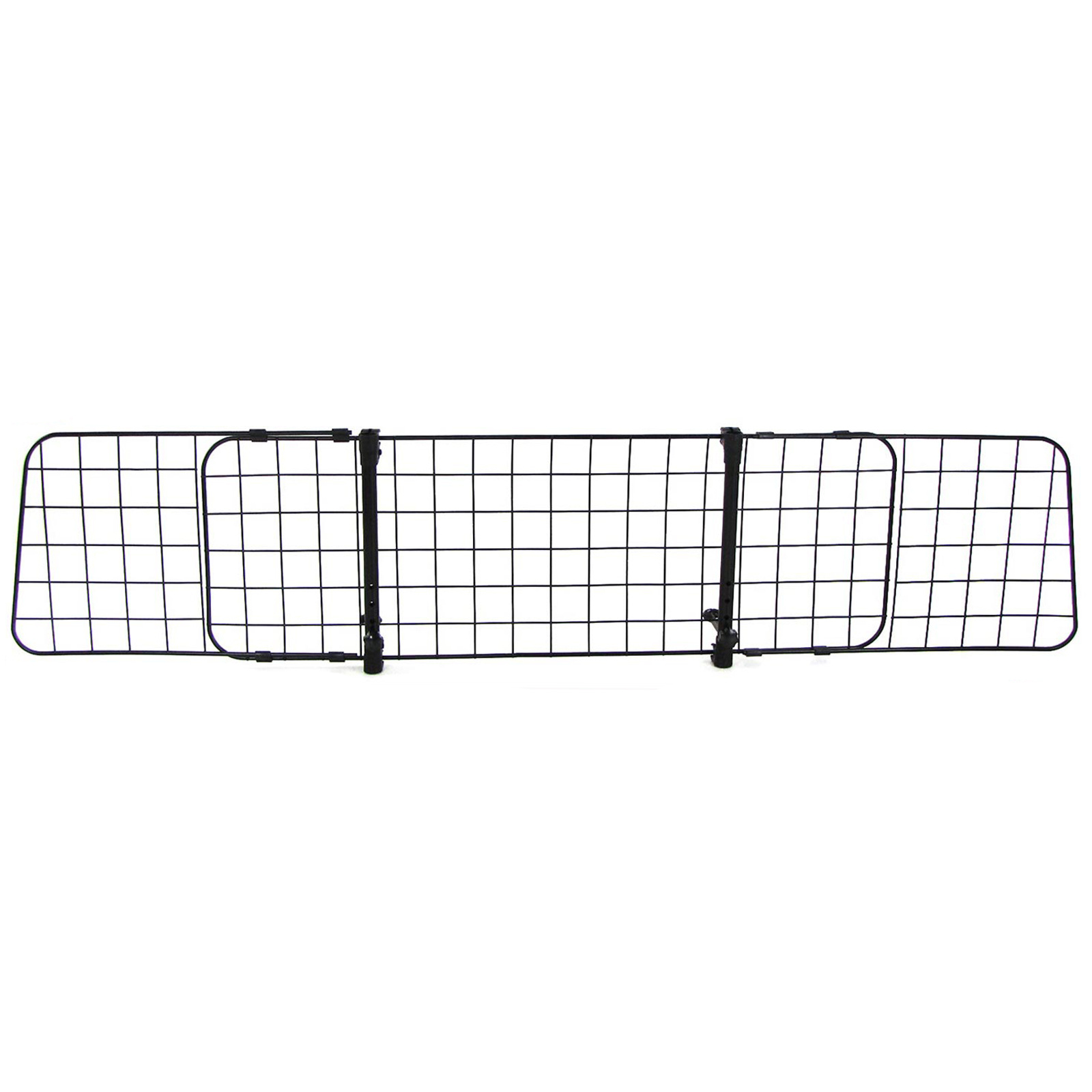 Auto hondenrek - verstelbaar - 91-145x30 cm - zwart