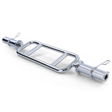 Halterstang - bicep en triceps trainer - 88,5 cm - chroom