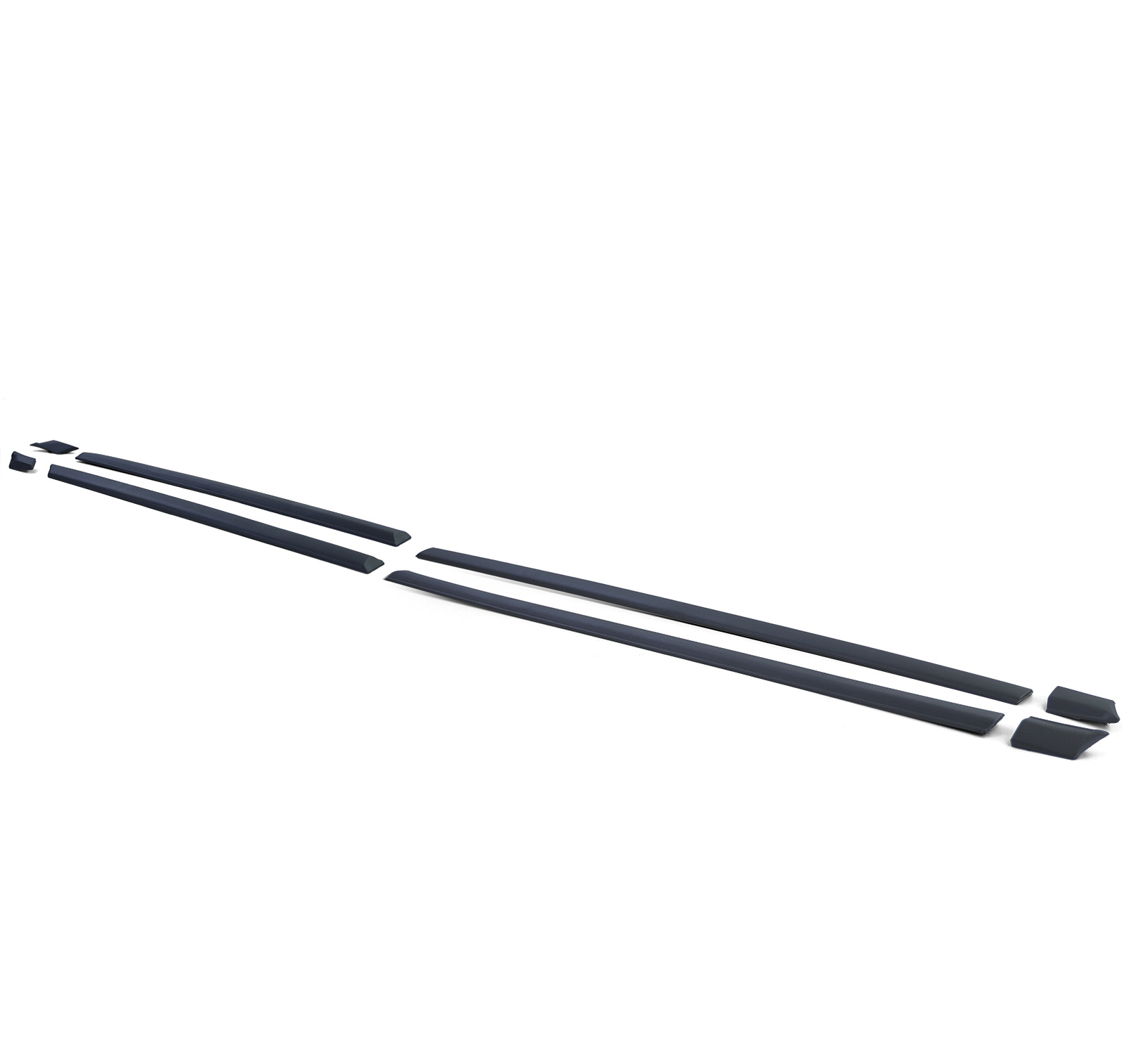 Stootlijsten geschikt voor VW Golf 3 1991-1997 Sedan - 8-delig - zwart