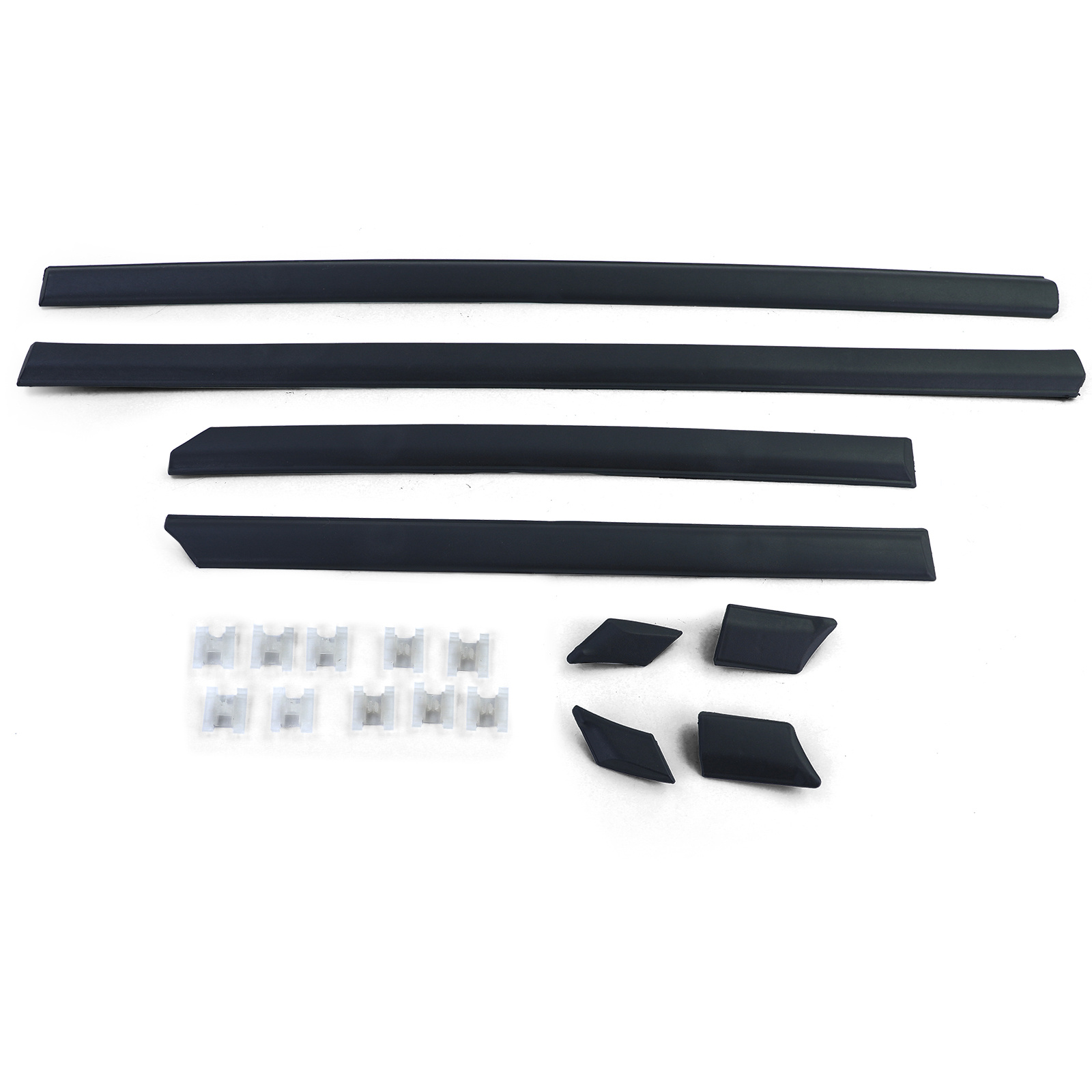 Stootlijsten geschikt voor VW Golf 3 1991-1997 Sedan - 8-delig - zwart