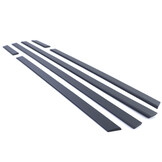 Stootlijsten - voor BMW 5 serie type-E39 1995-2003 - matte zwart