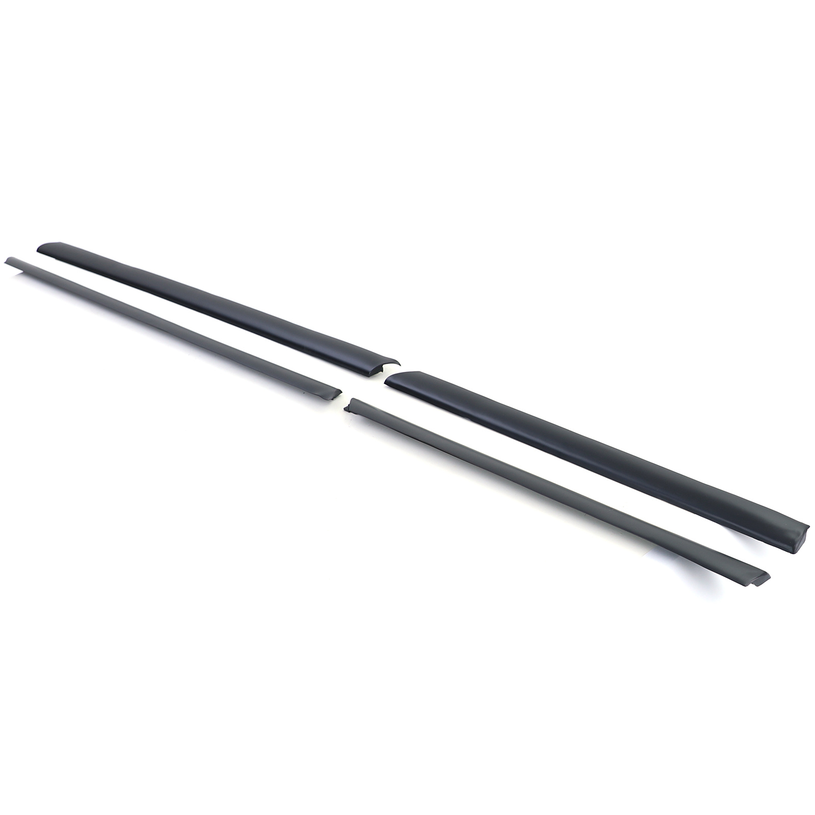Stootlijsten - voor Audi A4-type B5 8D 1994-2001 Sedan Avant - 4-delig - zwart
