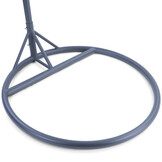 Hangstoel - 90x117x60 cm - met kussen - grijs lichtbruin