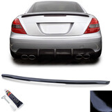 Spoiler - achterspoiler lip - geschikt voor Mercedes SLK type-R171 2004-2011 - glanzend zwart