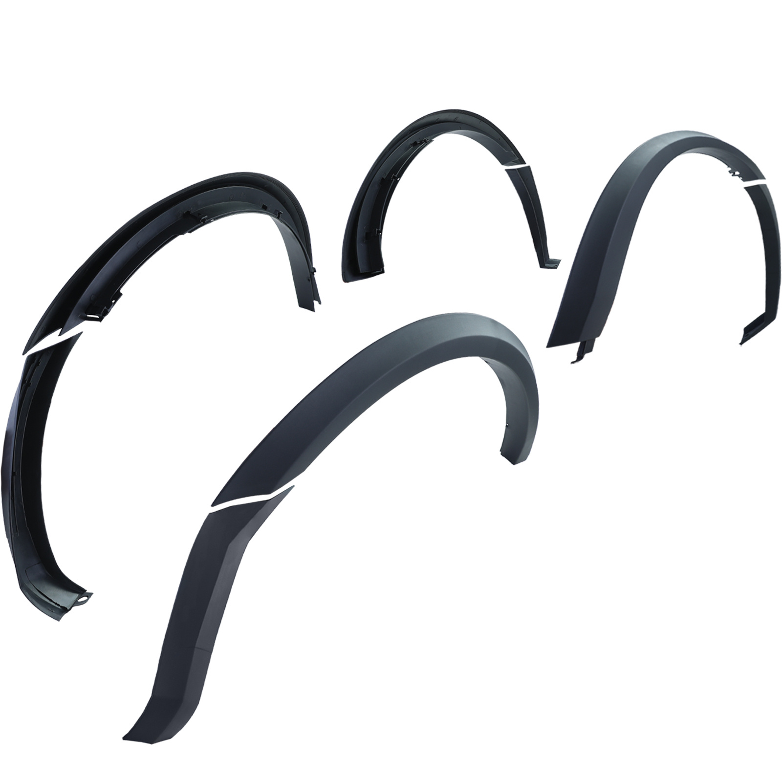 Spatbordverbreders - geschikt voor Mercedes ML type-W164 2005-2011 - kunststof