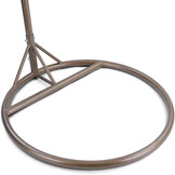 Hangstoel - 90x117x60 cm - met kussen - lichtbruin bruin