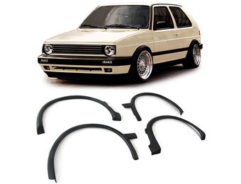 Spatbordverbreders - voor VW Golf 2 type-3- 5 deurs 1987-1991 - sportief