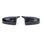 Spiegelkappen geschikt voor BMW X5 X6 type-E70 E71 - zwart glanzend