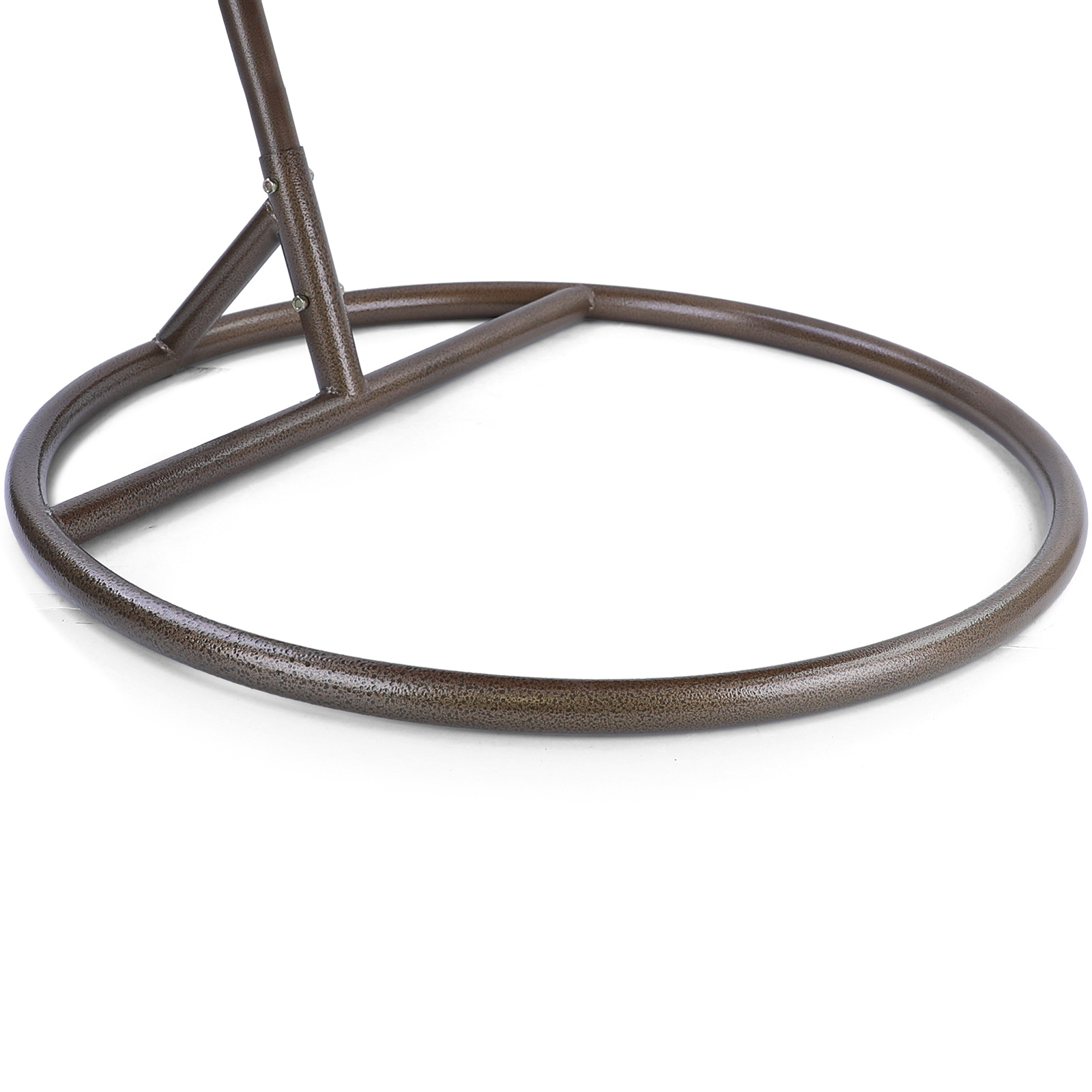 Hangstoel - 95x110x65 cm - met kussen - bruin donkerbruin
