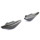 Zijkant knipperlichten geschikt voor BMW 3-serie E46 Coupé Cabrio 2003-2007 - smoke zwart