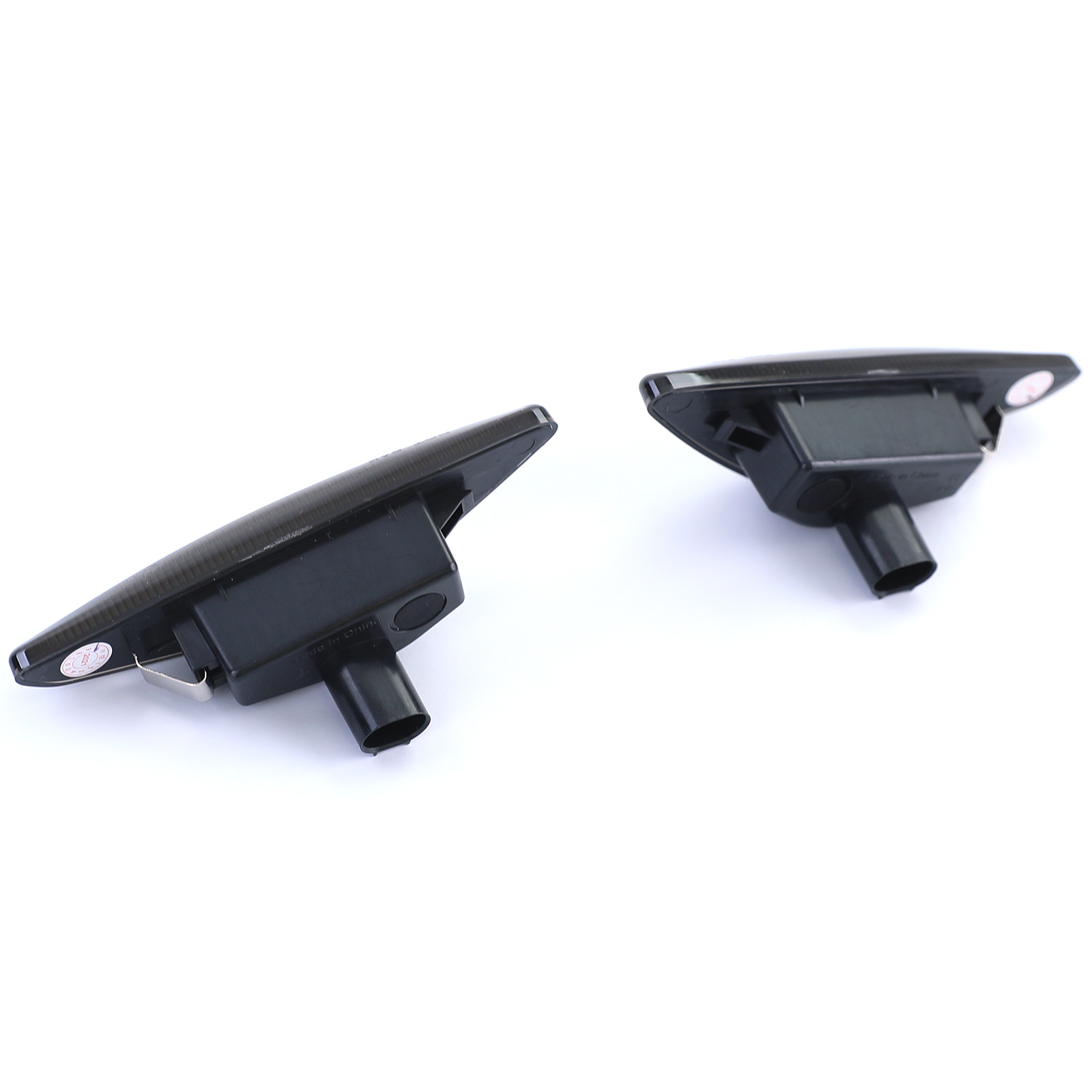 Zijkant knipperlichten geschikt voor BMW 3-serie E46 Coupé Cabrio 2003-2007 - smoke zwart