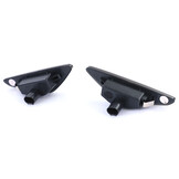 Zijkant knipperlichten geschikt voor BMW 3-serie E46 Coupé Cabrio 2003-2007 - smoke zwart