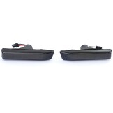 Zijkant knipperlichten geschikt voor BMW 3 BMW X5-serie E36 E53 1996-2000 Sedan Touring Coupé Cabrio M3 - smoke zwart