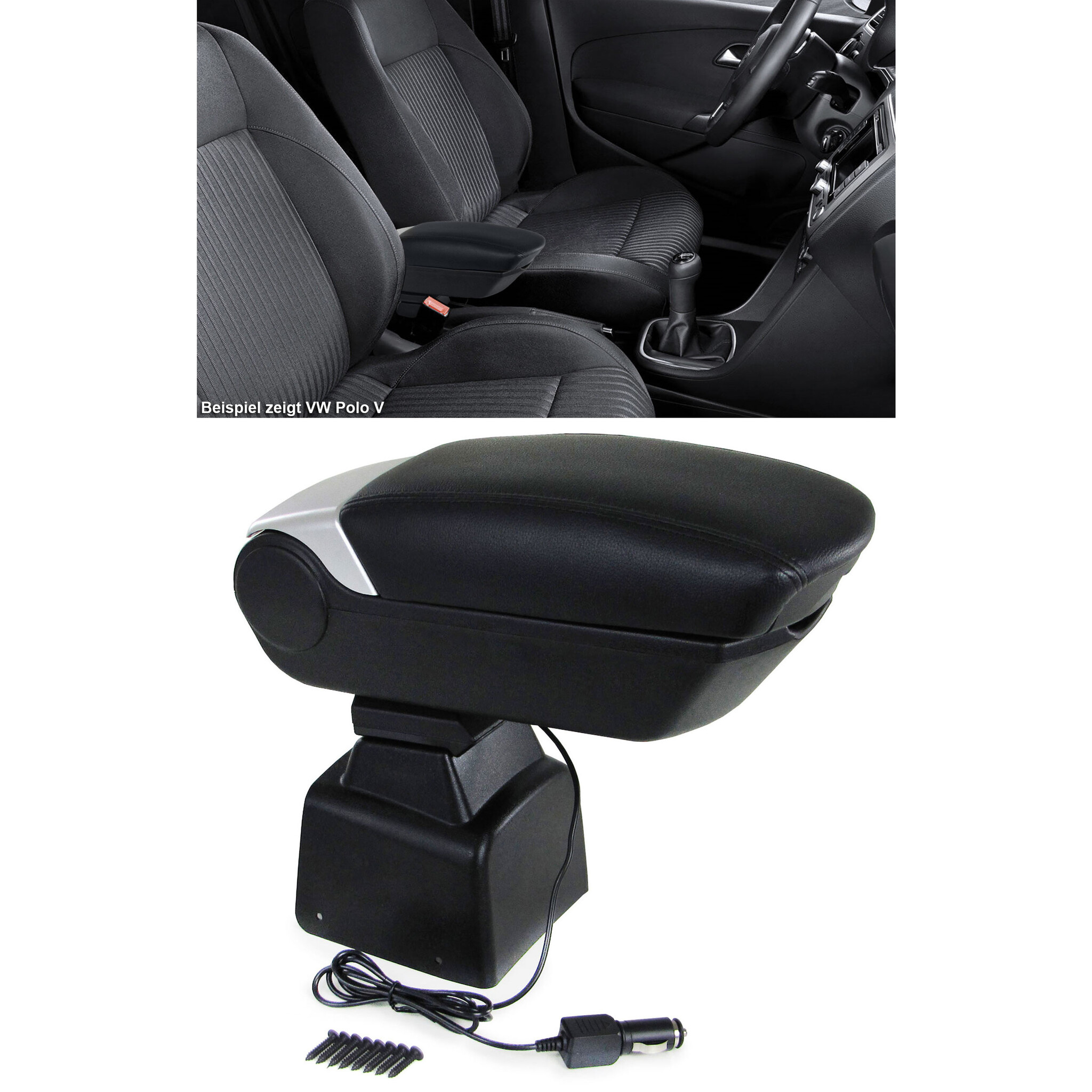 Armsteun - voor Nissan Note type- E11 NE11 2006-2012 - zwart zilver
