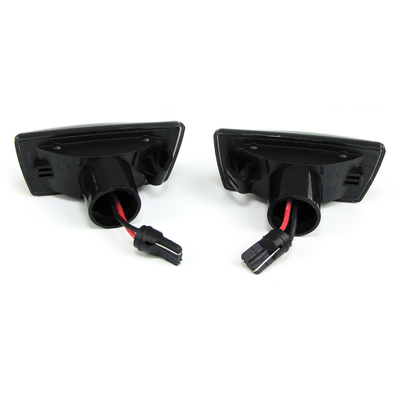 Zijkant knipperlichten - Opel Astra H / Insignia / Zafira B / Corsa D - smoke zwart