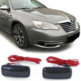 Zijkant knipperlichten - Dodge Grand Caravan Lancia Flavia-type JS - smoke zwart