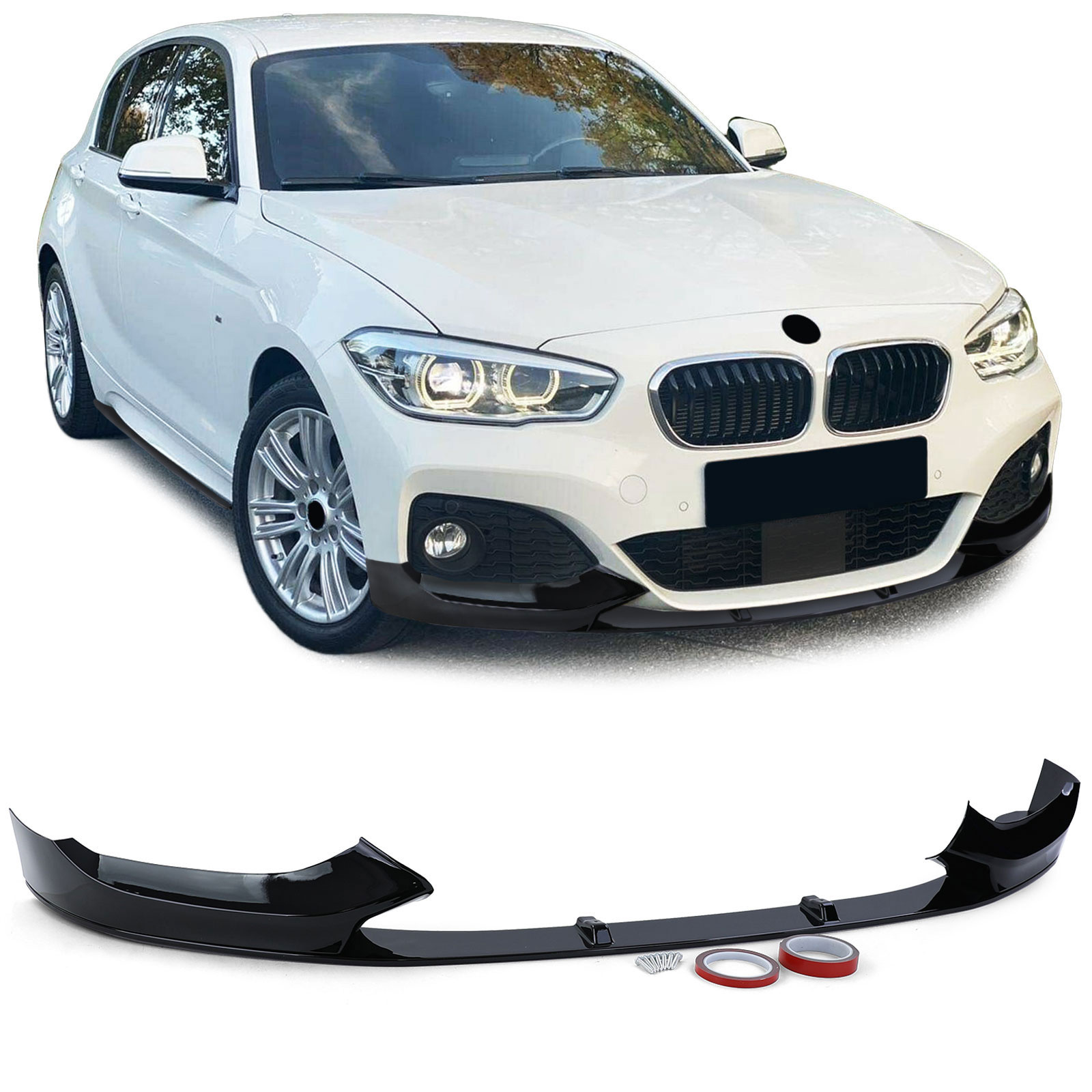 Spoiler - voorspoiler lip - BMW 1er F20 F21 LCI 2015-2019