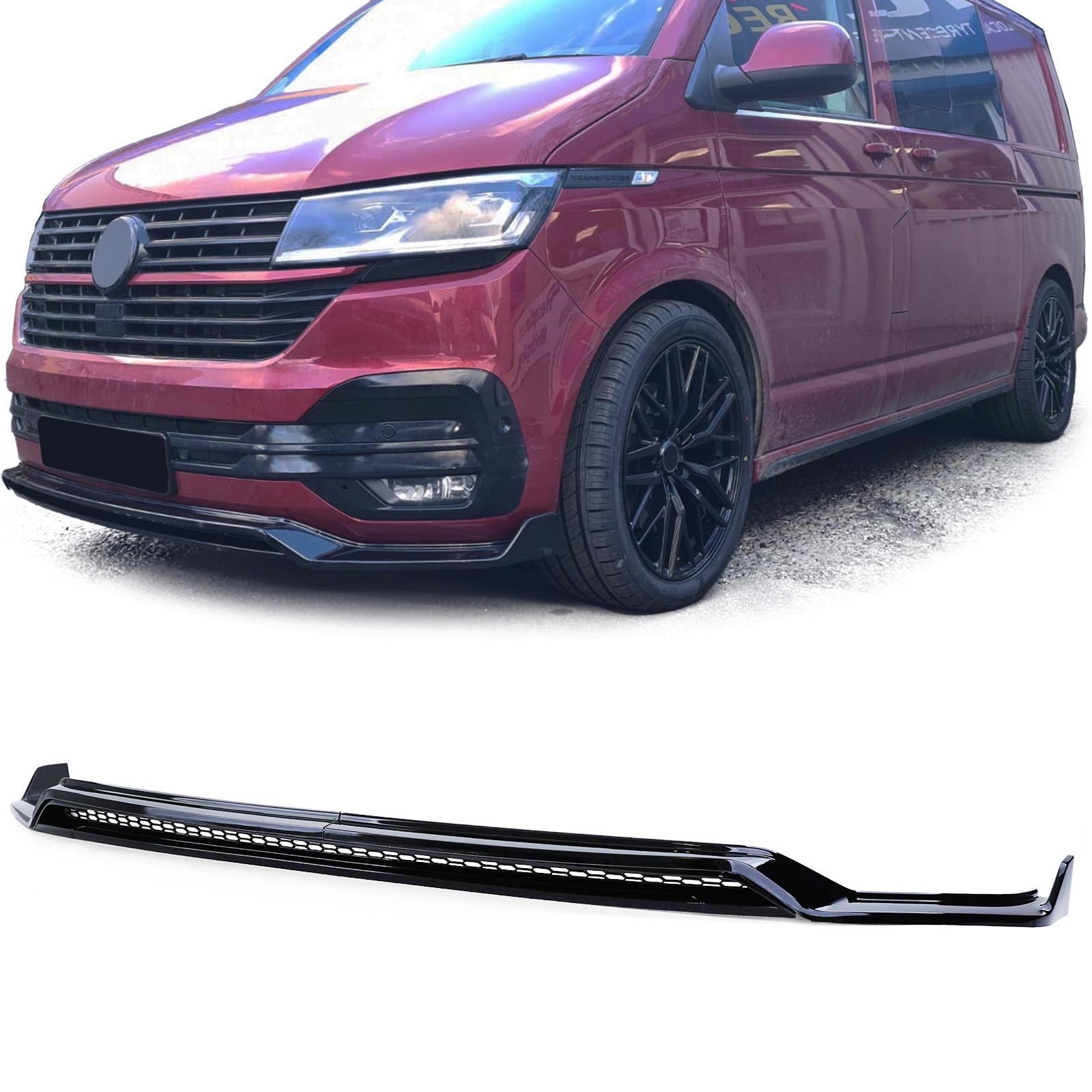 Spoiler - voorspoiler lip - VW Bus T6.1 vanaf 2019