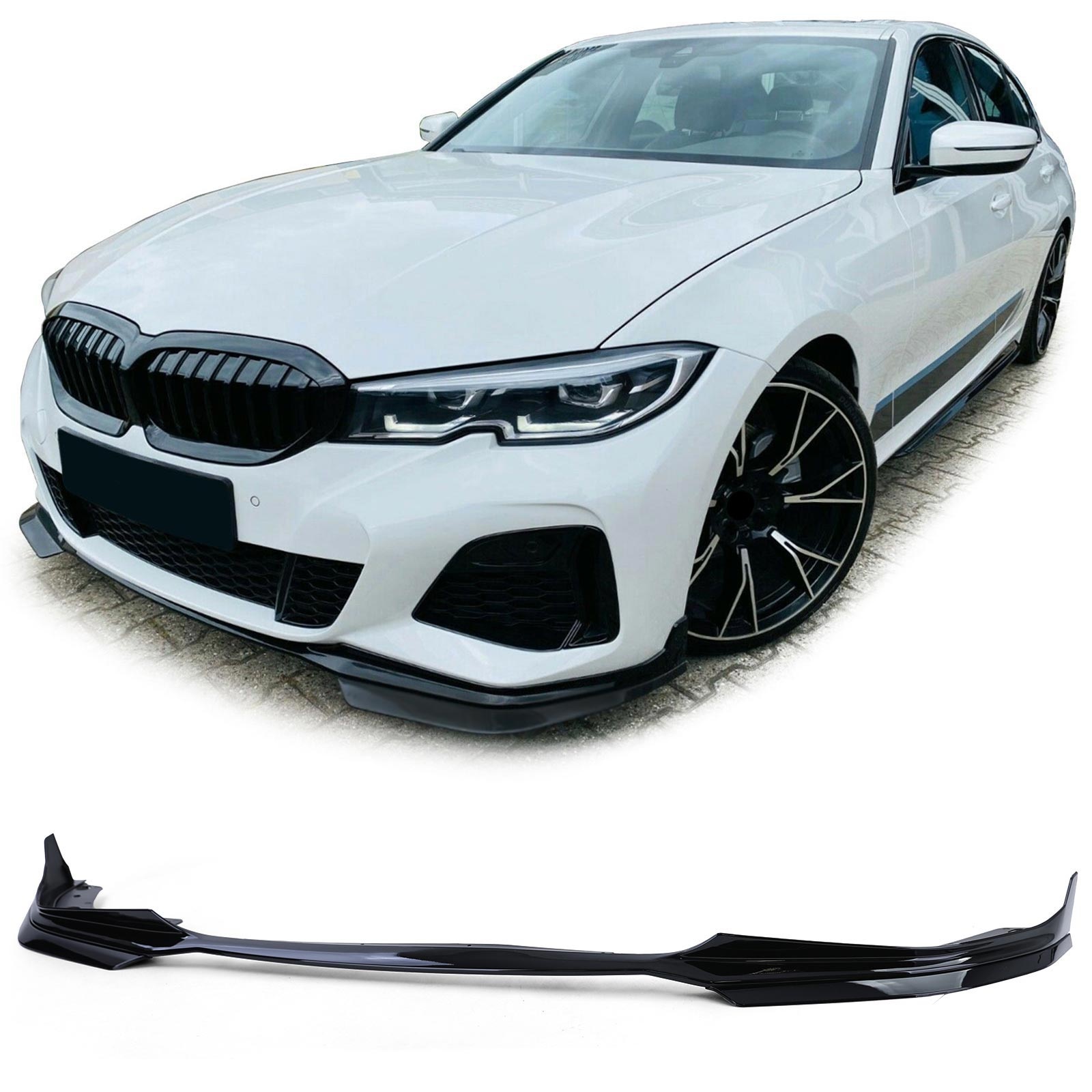 Spoiler - voorspoiler lip - BMW 3er G20 G21 / sedan / touring vanaf 2018