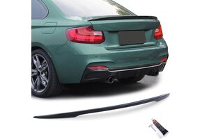 Spoiler - achterspoiler - voor BMW 2 serie-F22 / Coupé 2013 - glanzend zwart