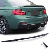 Spoiler - achterspoiler geschikt voor BMW 2 serie-F22 / Coupé 2013 - glanzend zwart
